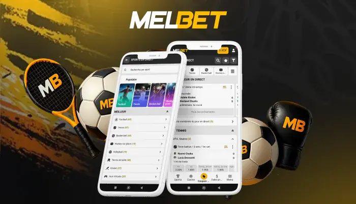 Placer des paris sportifs en direct sur l'application mobile Melbet