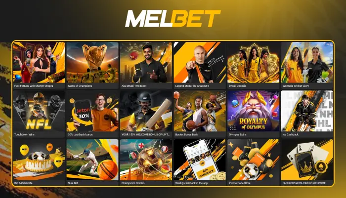 Programme de cashback et promotions régulières pour joueurs Melbet